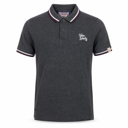 Tokyo Laundry Men's Grey Polo Shirt Size M Cotton Blend