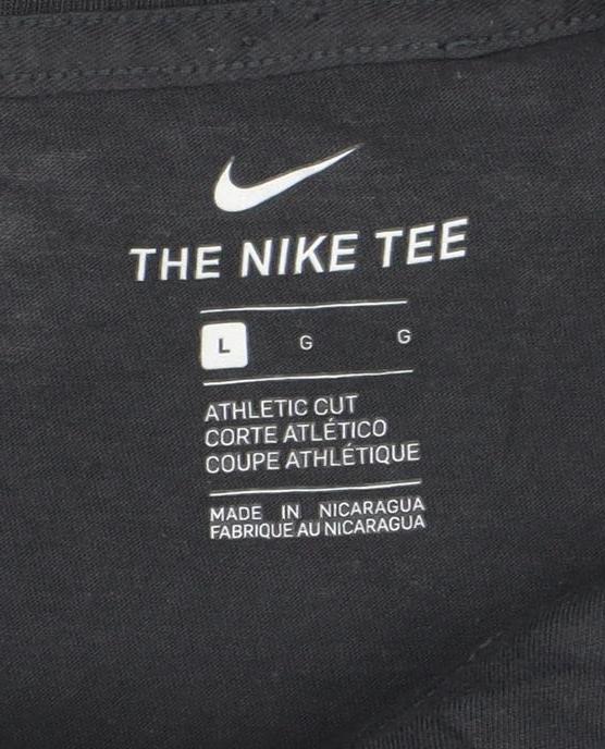 Nike Men's Black Long Sleeve Athletic Graphic T-Shirt Size L