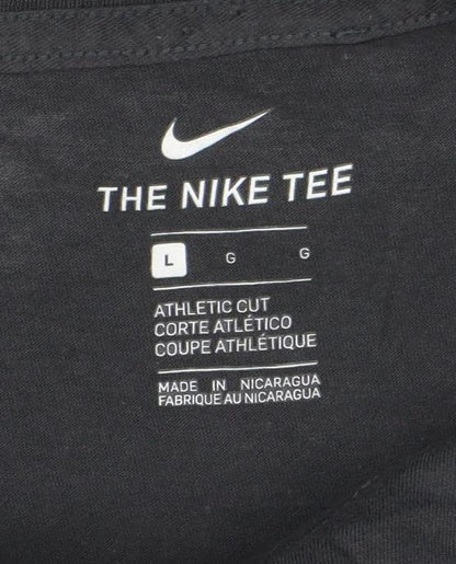 Nike Men's Black Long Sleeve Athletic Graphic T-Shirt Size L