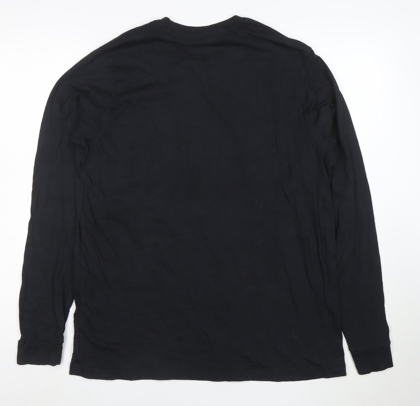 Adidas Men's Black Long Sleeve Softball Amplifier Tee L