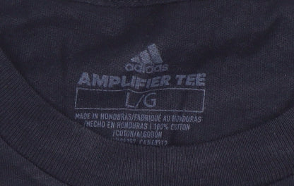 Adidas Men's Black Long Sleeve Softball Amplifier Tee L