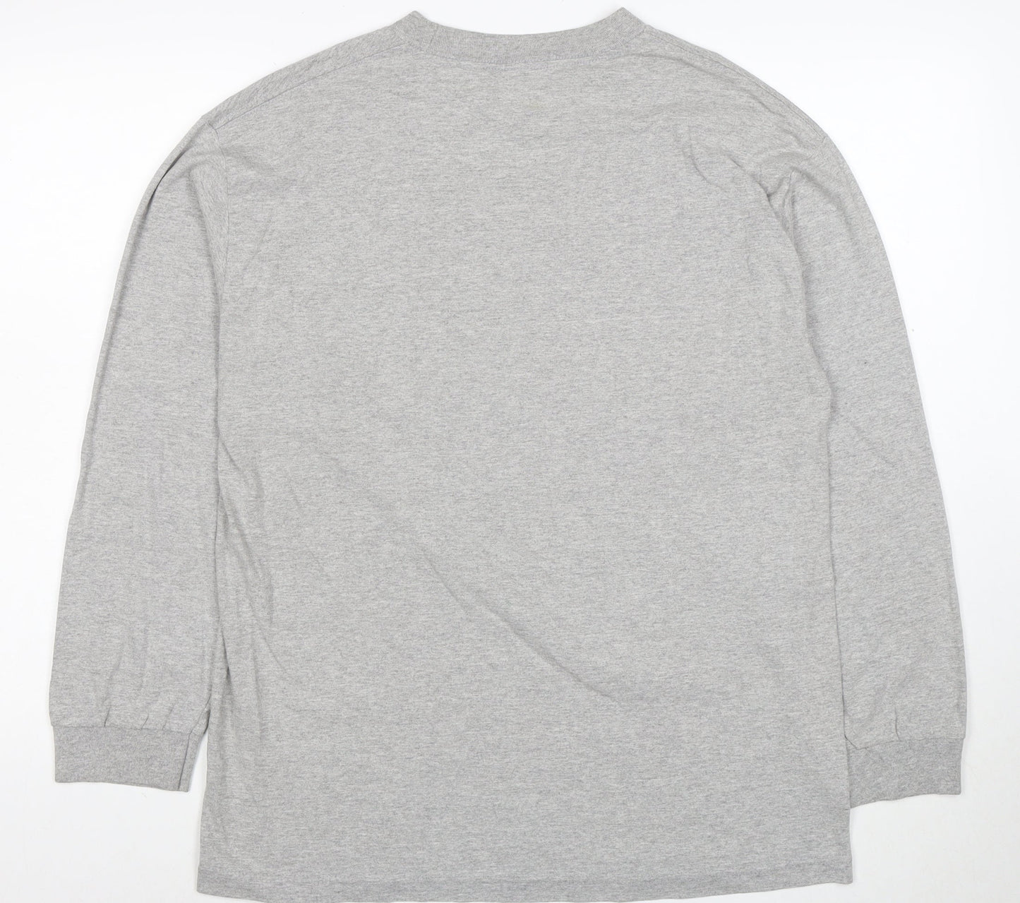 Nike Men's Grey Long Sleeve 2009 Champions Graphic T-Shirt Size L