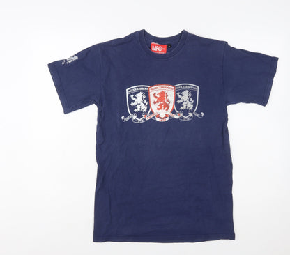 MFC Official Merchandise Men's Navy Short Sleeve T-Shirt Small