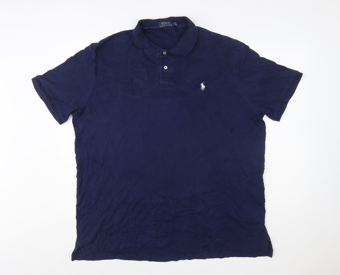 Ralph Lauren Men’s Blue XL Polo Shirt 100% Cotton Classic Fit