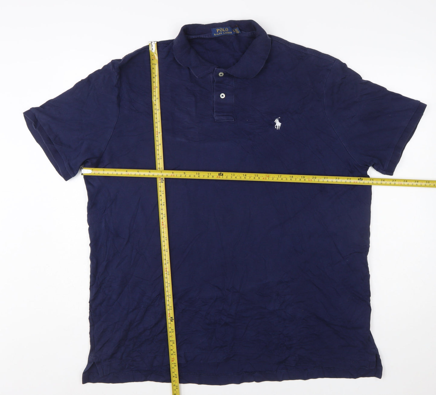 Ralph Lauren Men’s Blue XL Polo Shirt 100% Cotton Classic Fit