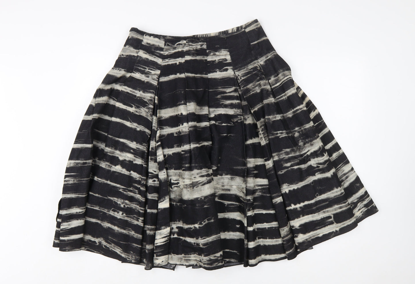 Marks and Spencer Women’s Black A-Line Floral Midi Skirt Size 10L