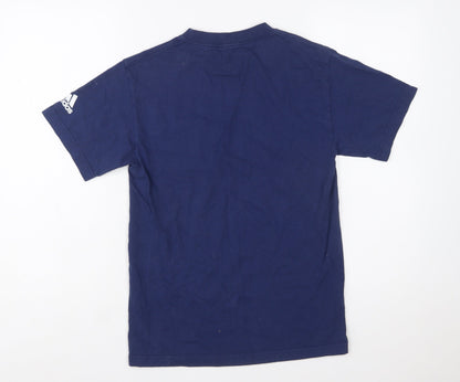 Adidas Mens Navy Toronto Maple Leafs Short Sleeve T-Shirt Size S