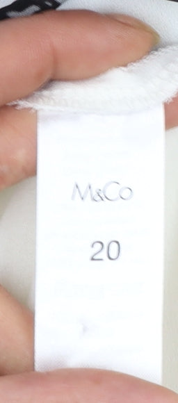 M&Co Women’s Multicoloured Animal Print Midi Slip Dress Size 20