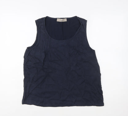 Paul Costelloe Living Studio Women's Blue Viscose Tank Top Size 12