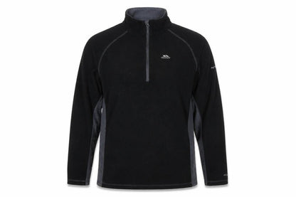 Trespass Mens Black XL Fleece Pullover High Neck Sweatshirt Outdoor