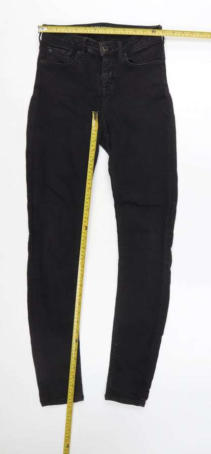 Jack Wills Women's Black Super Skinny Jeans Size 10 28W 30L