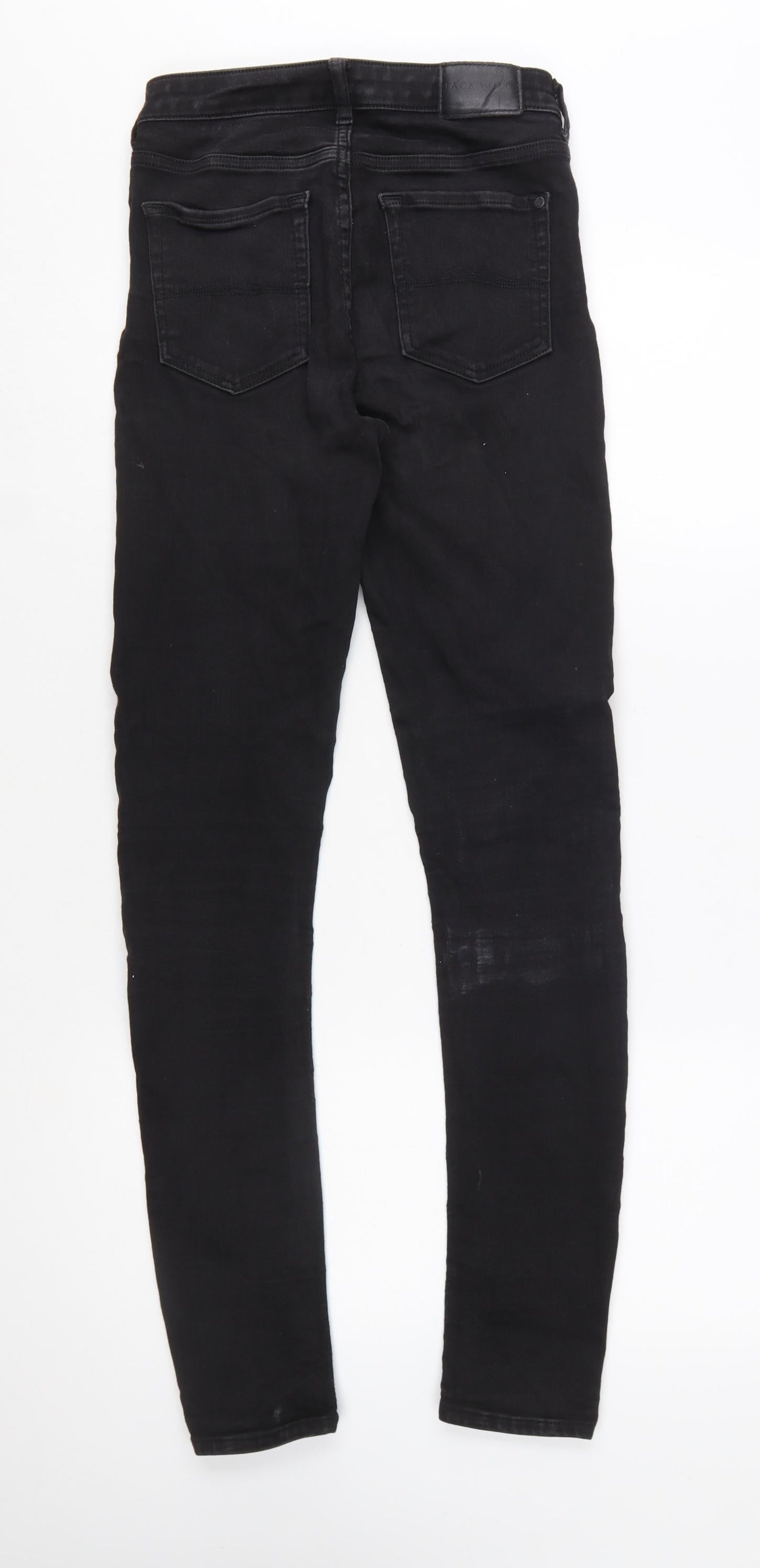 Jack Wills Women's Black Super Skinny Jeans Size 10 28W 30L