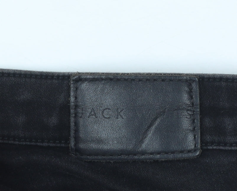 Jack Wills Women's Black Super Skinny Jeans Size 10 28W 30L