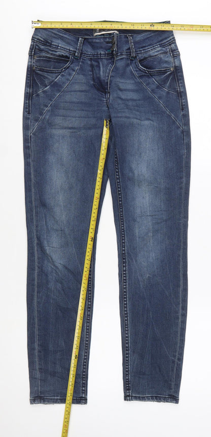 Cecil Womens Blue Skinny Stretch Jeans Size 25 Slim Fit Denim