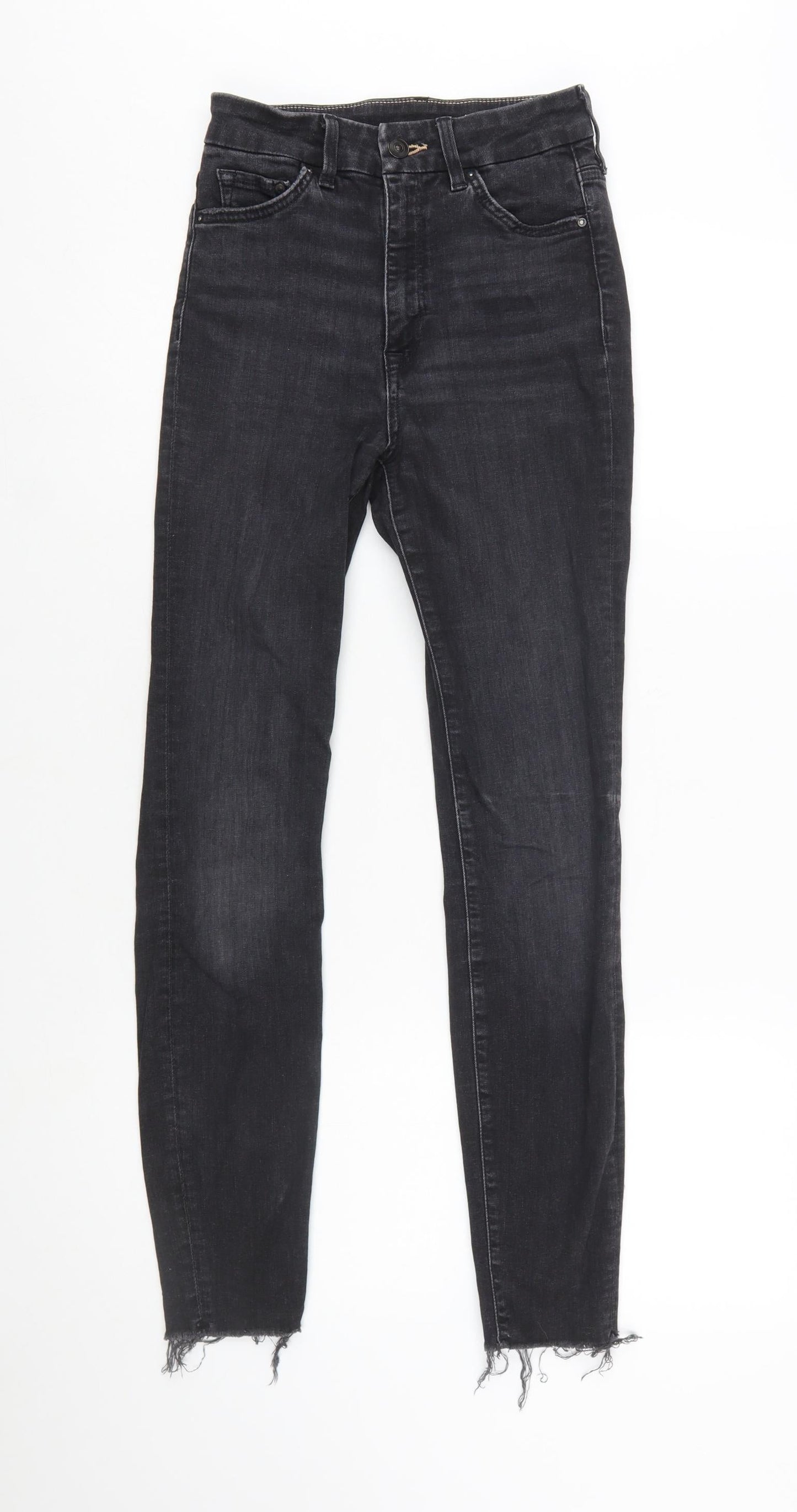 &Denim Women Black Size 26 High Waisted Super Skinny Jeans