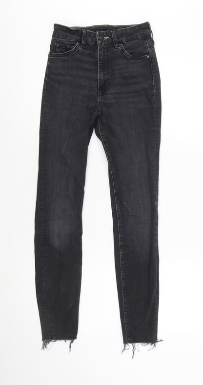 &Denim Women Black Size 26 High Waisted Super Skinny Jeans