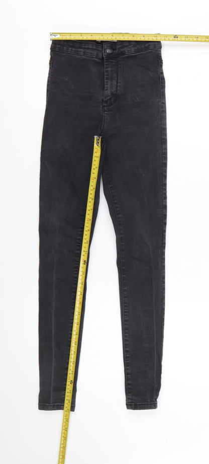 Denim Co Womens Black Skinny Jeans Size 8 Slim Fit Stretch