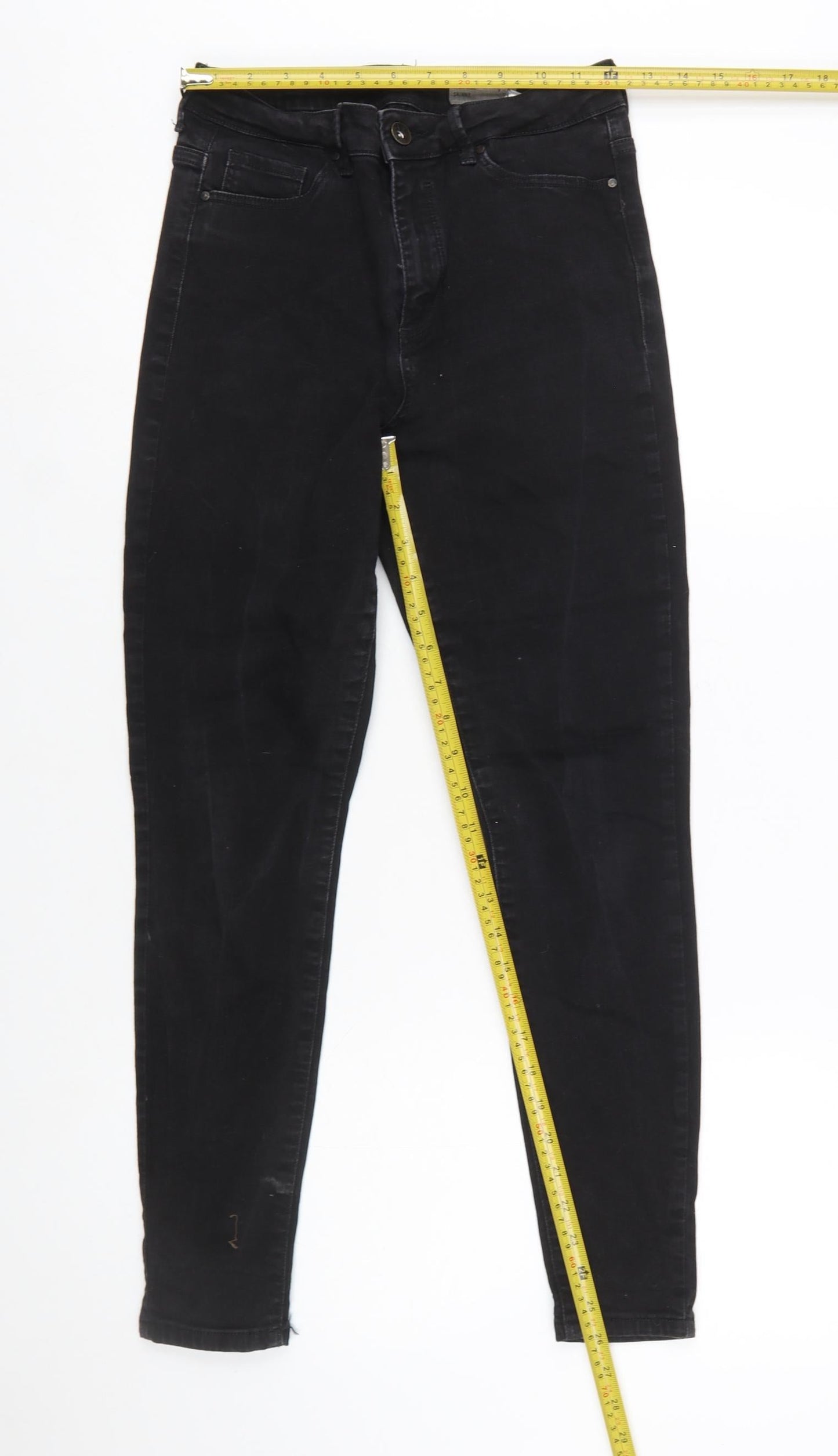 Vero Moda Women’s Black High Rise Skinny Jeans M Slim Fit