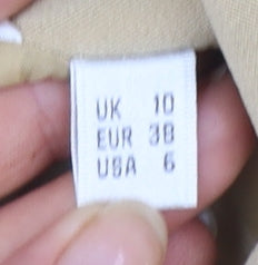 Next Women's Beige Tailored Suit Jacket UK 10 Regular Fit