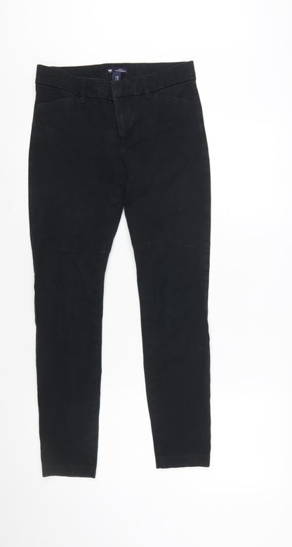 Gap Women’s Black Slim City Chino Trousers Size 4 Regular