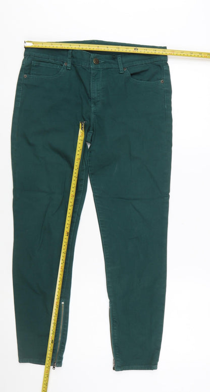 Gap Women Green 1969 Mid Rise Stretch Jegging Jeans Size 8