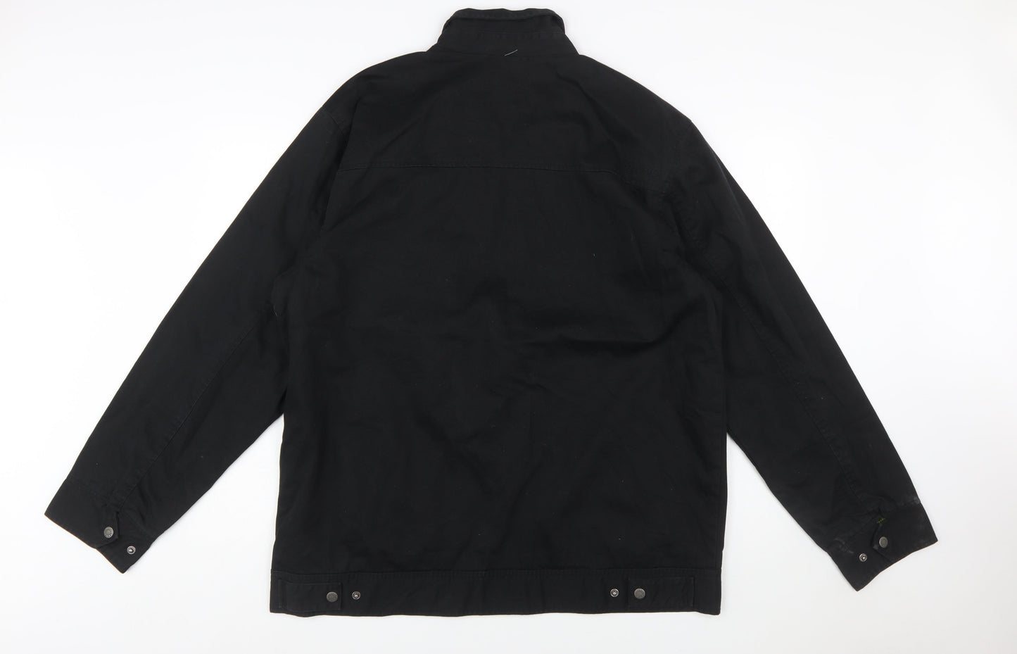 Quiksilver Men’s Black Cotton XL Full Zip Casual Jacket
