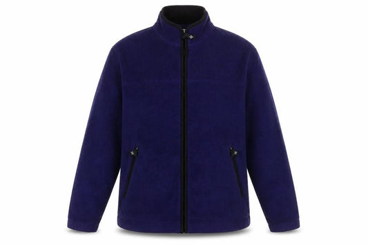 Alpine Tek Men's Blue Fleece Full Zip Outdoor Jacket Size L