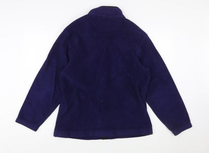 Alpine Tek Men's Blue Fleece Full Zip Outdoor Jacket Size L