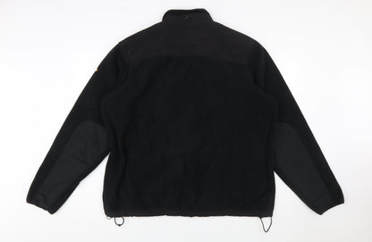 CAT Men's Black XL Fleece Workwear Jacket Full Zip Outdoor
