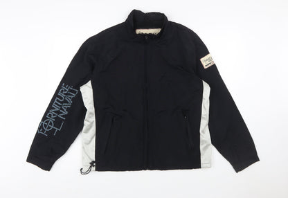 Murphy & Nye Men's Black Polyamide Windbreaker Jacket S