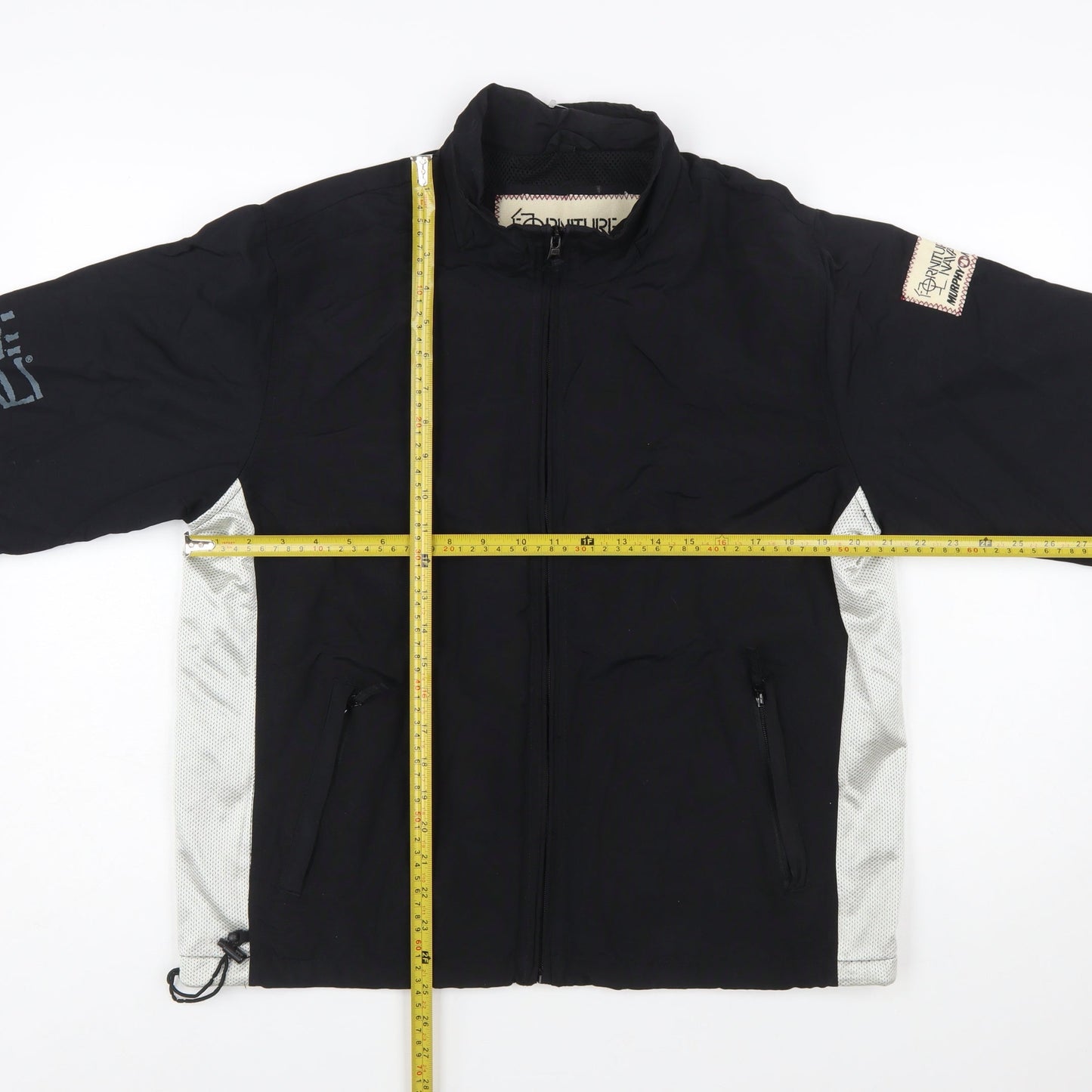Murphy & Nye Men's Black Polyamide Windbreaker Jacket S