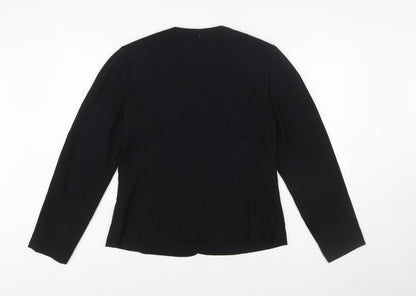 Liz Claiborne Women’s Black Size 12 Shawl Collar Tuxedo Blazer