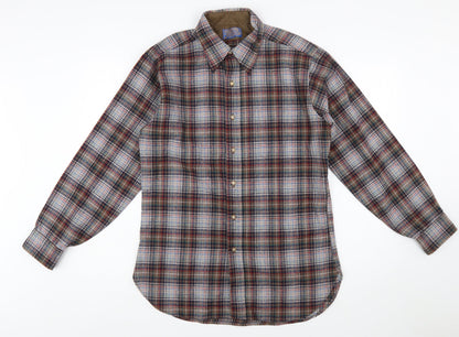 Pendleton Men's Multicoloured Wool Plaid Flannel Button-Up Shirt M