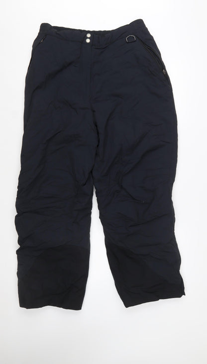 L.L.Bean Women's Black L Regular Insulated Snow Pants Waterproof