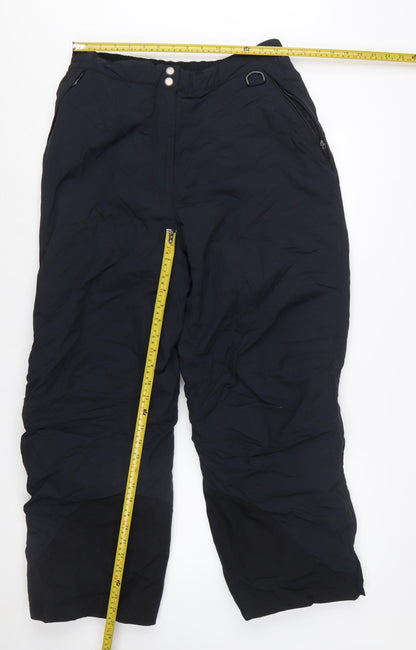 L.L.Bean Women's Black L Regular Insulated Snow Pants Waterproof
