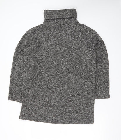 Uniqlo Men’s Grey Roll Neck Pullover Jumper Size M