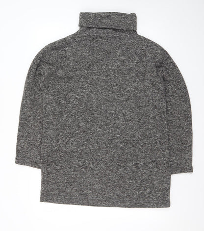 Uniqlo Men’s Grey Roll Neck Pullover Jumper Size M
