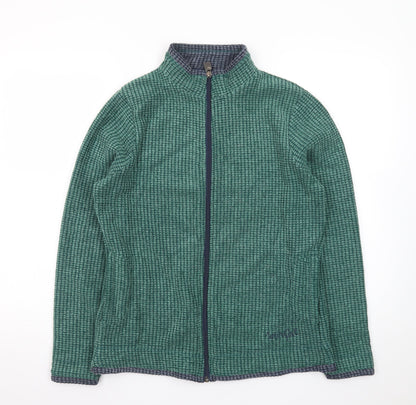 Weird Fish Men's Green Full Zip Fleece Jacket M Outdoor Casual