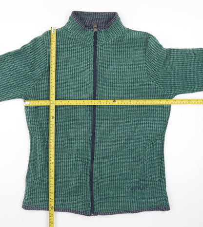 Weird Fish Men's Green Full Zip Fleece Jacket M Outdoor Casual
