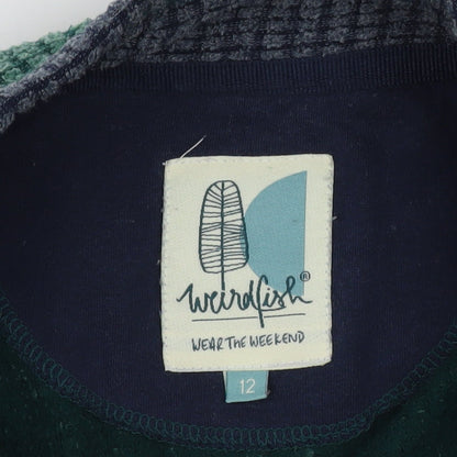 Weird Fish Men's Green Full Zip Fleece Jacket M Outdoor Casual