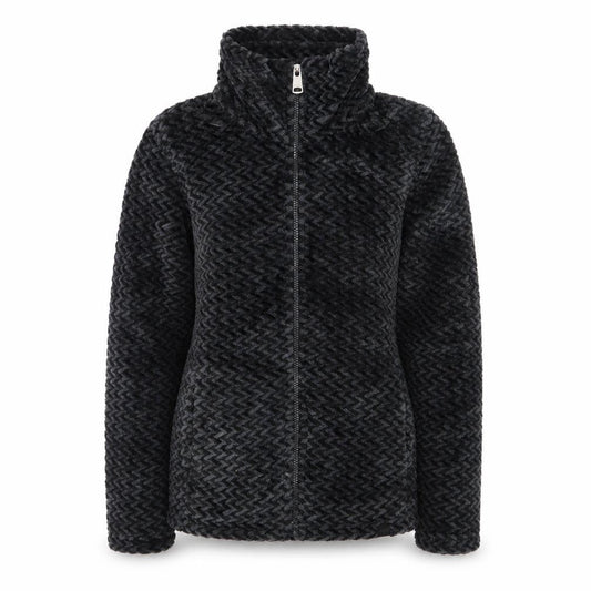 Regatta Womens Black Fleece Jacket Size 10 Lightweight Zip Up