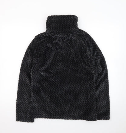 Regatta Womens Black Fleece Jacket Size 10 Lightweight Zip Up