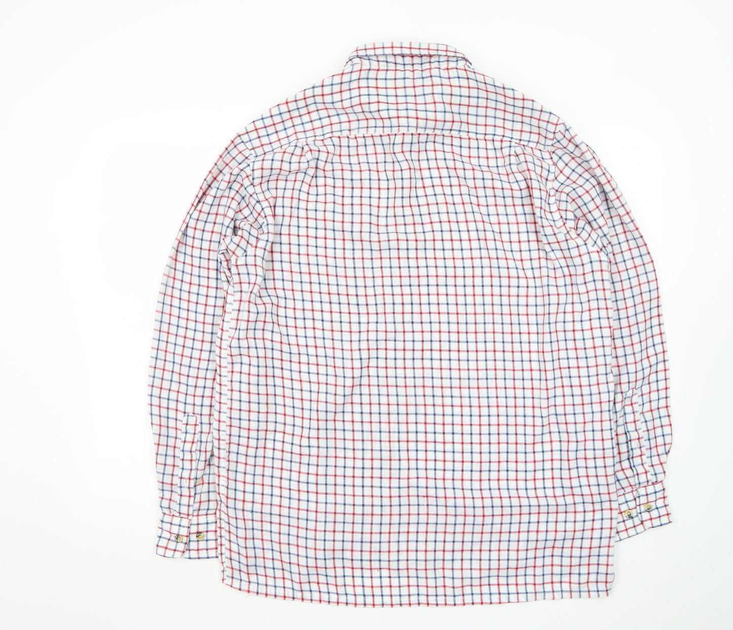 Champion Men's Multicoloured Check Classic Fit Button-Up Shirt L
