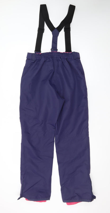 Johnnie B Teens Blue Waterproof Lined Snow Pants 15-16Y Adjustable