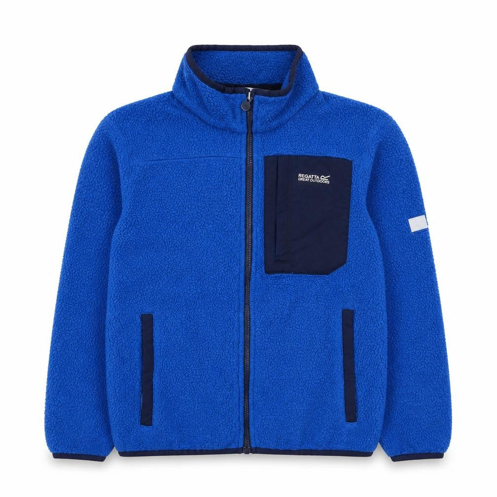 Regatta Great Outdoors Boys Blue Full Zip Fleece Jacket 13 Years