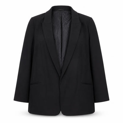 Next Women Black Tailored Single-Breasted Blazer UK 16