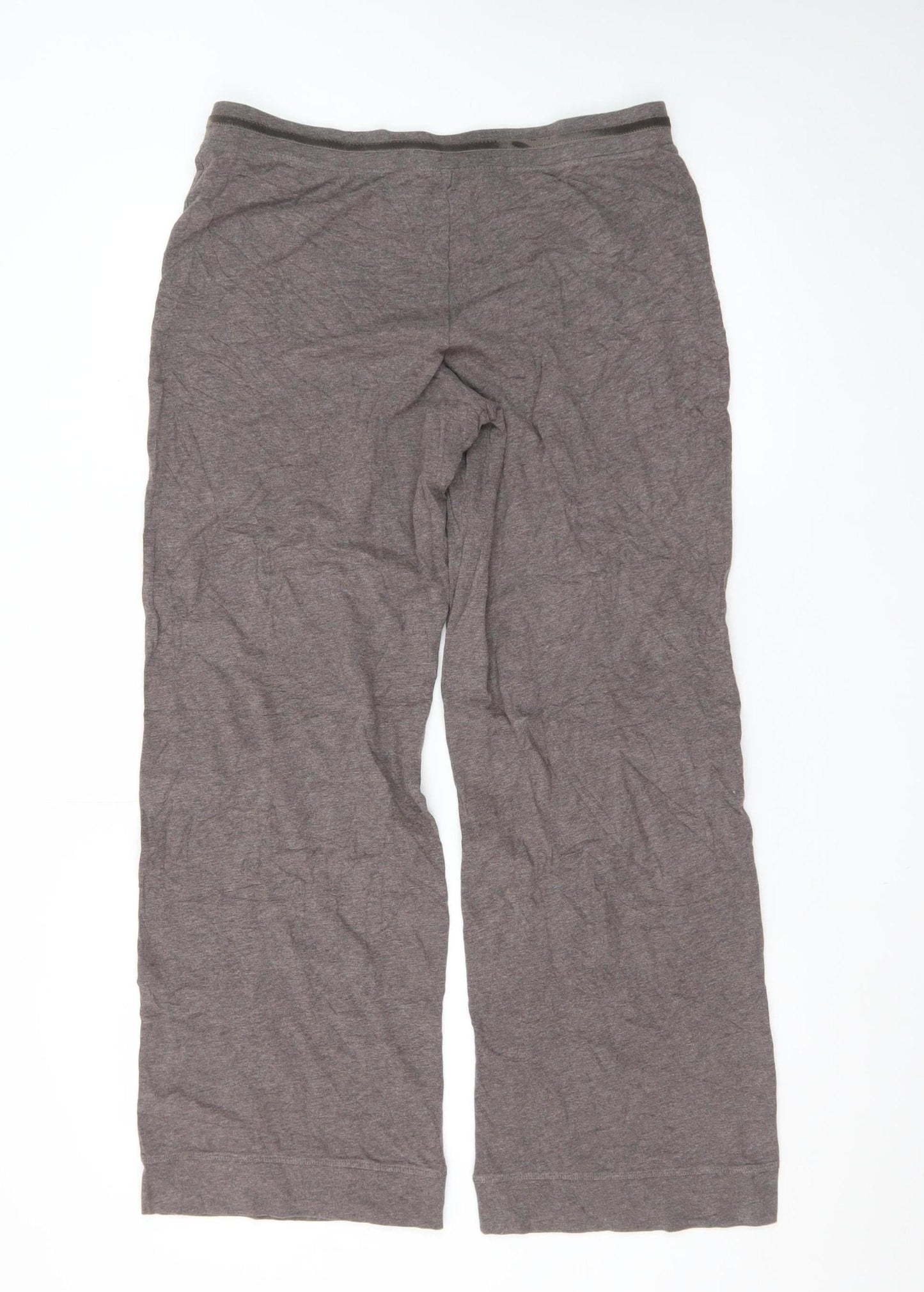 Marks and Spencer Women’s Brown Jersey Wide-Leg Trousers Size 12