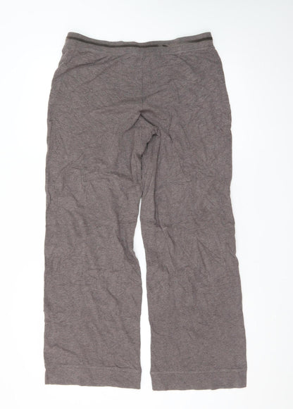 Marks and Spencer Women’s Brown Jersey Wide-Leg Trousers Size 12