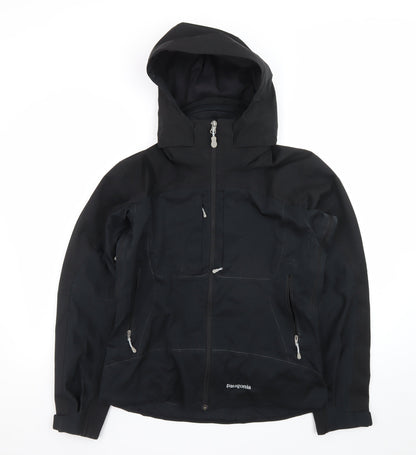 Patagonia Women's Black Softshell Hooded Jacket S