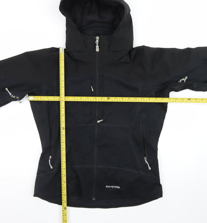 Patagonia Women's Black Softshell Hooded Jacket S